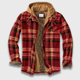 Kai | Bequeme Flanelljacke für jeden Tag – Rot
