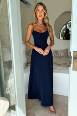 Damen Maxikleid | Elegante lange Ausführung für warme Tage – Blau