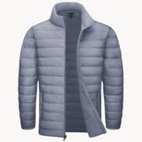 Anders - hochwertige herrenjacke mit puff-design – Weiß