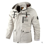 Herren Winterjacke | Kapuzenjacke Mit Taschen – Beige