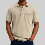 Thomas | stilvolles Poloshirt – Beige