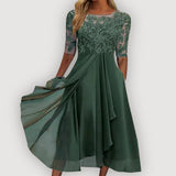 Doretta - Anmutiges Abendkleid – Grün
