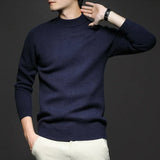 Ryan - Feinmaschiges Poloshirt für Männer – Marineblau