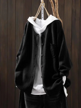 DIE ANSLEY | GEMÜTLICHE CARDIGAN – Schwarz