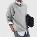 Lorna | Eleganter Pullover – Grau