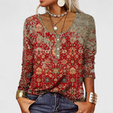 Brittany | Elegantes Komfort-Top – Rot