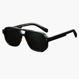 Damen Sonnenbrille mit Pilotenform und Antiblau-Lichtgläsern – Schwarzer Leopard