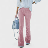 Arava - Cordhose Mit Ausgestelltem Bein – Rosa