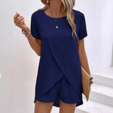 Ofiriya - Elegantes Sommer Outfit Kleid – Blau