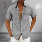 Henrick - Ein elegantes und bequemes Herren-Sommerhemd – Grau