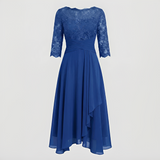 Anitta - Elegantes, bequemes und lockeres Damenkleid – Blau