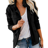 Thilde - Damenjacken - für einen entspannten Alltagslook – Schwarz