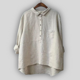 Katrin - Linen Blouse – Weiß