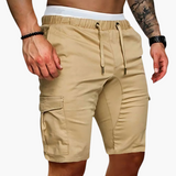 Cargoshorts mit Taschen für Herren - Freizeit Sommerstyle – Khaki