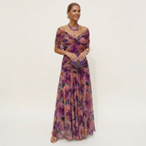 Odara - Ätherisches Maxikleid – Lila