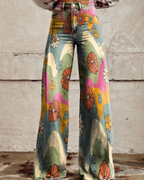 Flora | Boho Vibes Weite-Bein-Hose – 8
