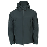 Herren Funktionsjacke mit Kapuze | Outdoor Reißverschluss – Grau
