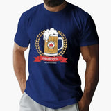 Oktoberfest 2025 Motiv T-Shirt für Herren – Blau