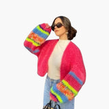 Offener Cardigan für Damen – Rot