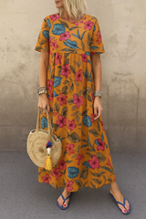 Johanna | Elegantes Kleid – Orange