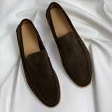 Jiesrel - Elegante und bequeme Herren-Loafer aus Leder – Kaffee