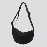 Eliana - Elegante Halbmond-Umhängetasche – Schwarz