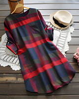 Calyx | Entspanntes und stilvolles Winterkleid – Rot