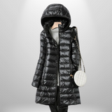 Elva™ | Ultraleichte Daunenjacke – Schwarz
