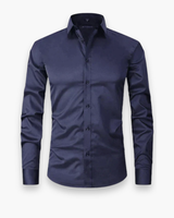 Herren Atmungsaktives Shirt | Lange Ärmel – Dunkelblau