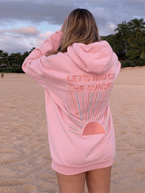 Sarah | Evening Bliss Kapuzenpullover – Rosa