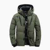 Gesteppt Daunenjacke für Herren – Grün