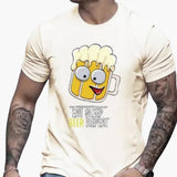 Biermotiv T-Shirt für Herren - Oktoberfest 2025 – Weiß