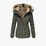 Strukturierte Jacke für Damen – Grün