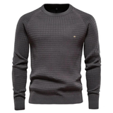 Herren-Rundhals-Pullover – NICK – Dunkelgrau
