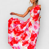 Cindy | Faltbare Sommerkleid – Rot