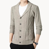 Raleigh - raffinierter damen-cardigan mit geripptem design – Beige
