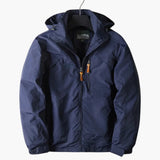 Wasserabweisende Outdoorjacke für Herren – Blau