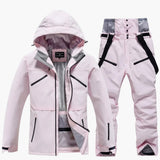 Zweiteiliges Ski Set für Unisex – Rosa