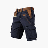 Danny | 6-Taschen Cargo Shorts – Marineblau