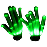 GlowHands – LED-Neon-Leuchthandschuhe – Grün
