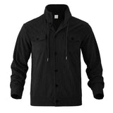 Tomy - Jacke aus Courdroy für Männer – Schwarz