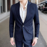 Eleganter Hochzeitsgastanzug Herren | Hochzeit, Business und Ereignis – Marineblau