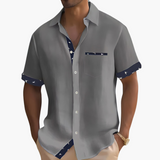 Modernes Slim Fit Hemd für Herren - Stilvoll & Bequem – Grau