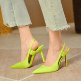 Jamie - Stilvolle Slingback-Sandalen für Damen – Gelb