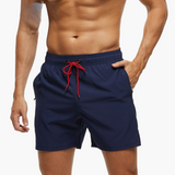 Schnelltrocknende Stretchshorts für Herren - Ideal für Sport & Freizeit – Marineblau