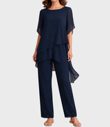 Aurora Palazzo-Set – Blau