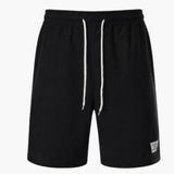 Herren Shorts aus Cord mit elastischem Bund für den Sommer – Schwarz