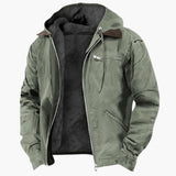 Wetterfeste Outdoorjacke für Herren – Armeegrün