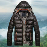 Puffer-winterjacke für herren – jens – Schwarz