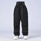 Unisex Hose | Geschlossene Form Reißverschluss funktionale Passform – Schwarz